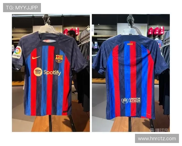巴萨下赛季二客球衣谍照曝光：橙蓝风暴诠释复古与革新(1)